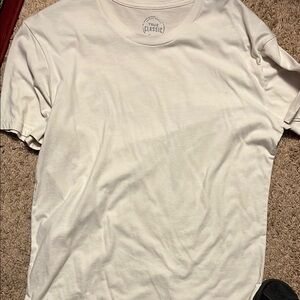 White Crew Neck Short Sleeve Tee